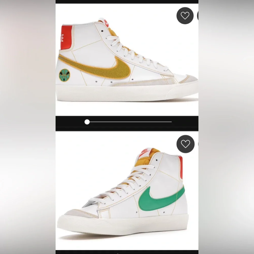 Nike Blazer Mid 77 Raygun Reversible Sequin Lace Up Sneaker size women’s 7.5 - Picture 1 of 9